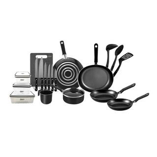 Foto 1 | Batería de Cocina Ekco Negro con Antiadherente 23 Piezas