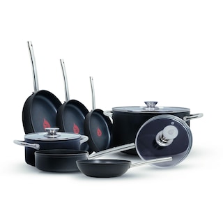 Foto 1 | Bateria De Cocina Titan Black De Titanio 20 Pzas Juego Con Sartenes Y Ollas