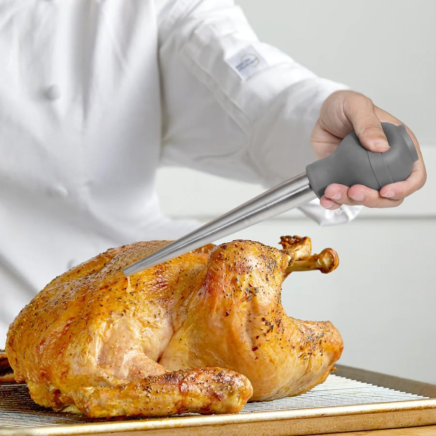 Foto 3 pulgar | Jeringa Turkey Baster Cook With Color Apta Para Uso Alimentario Con Cepillo - Venta Internacional.