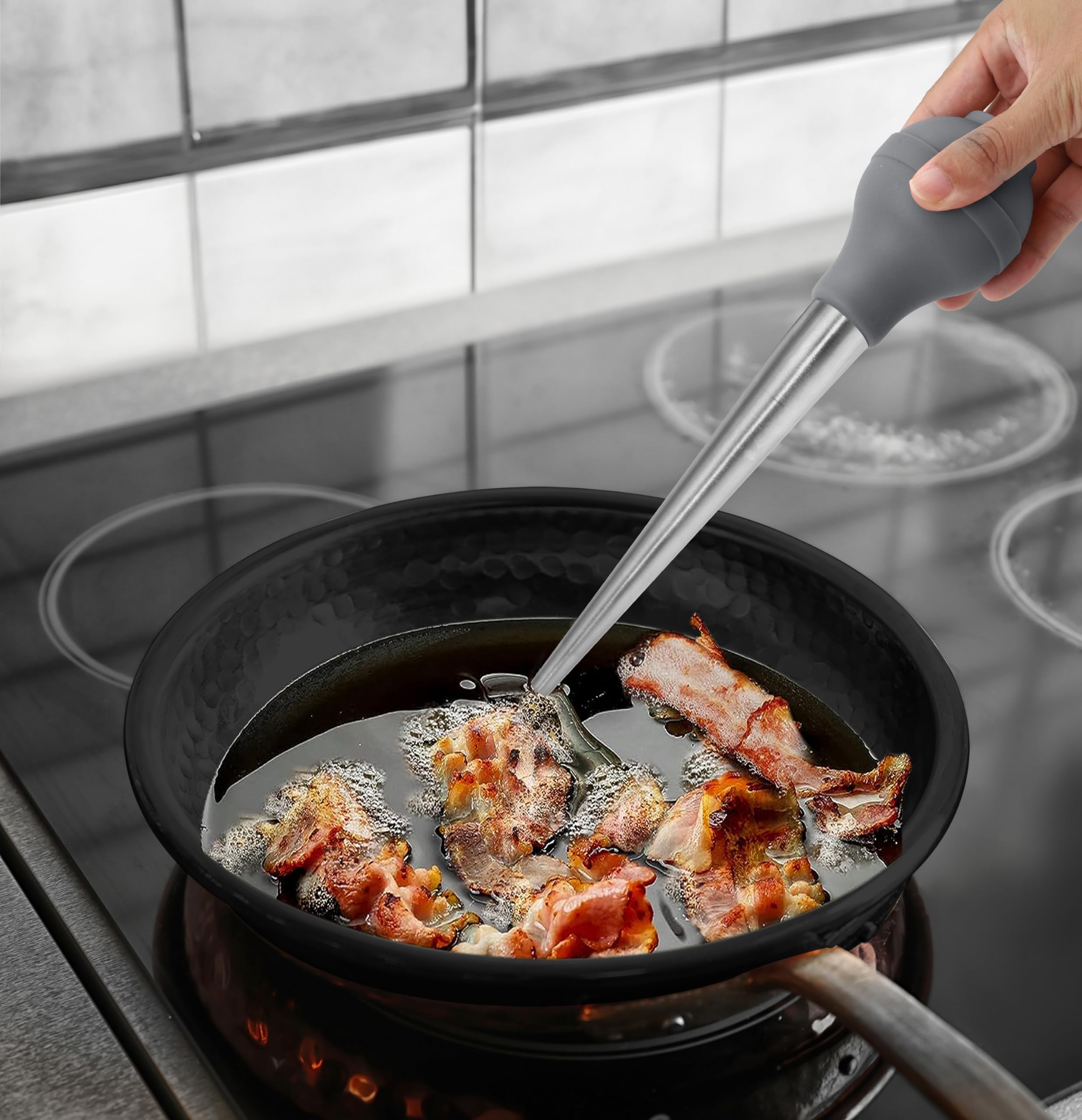 Foto 4 pulgar | Jeringa Turkey Baster Cook With Color Apta Para Uso Alimentario Con Cepillo - Venta Internacional.