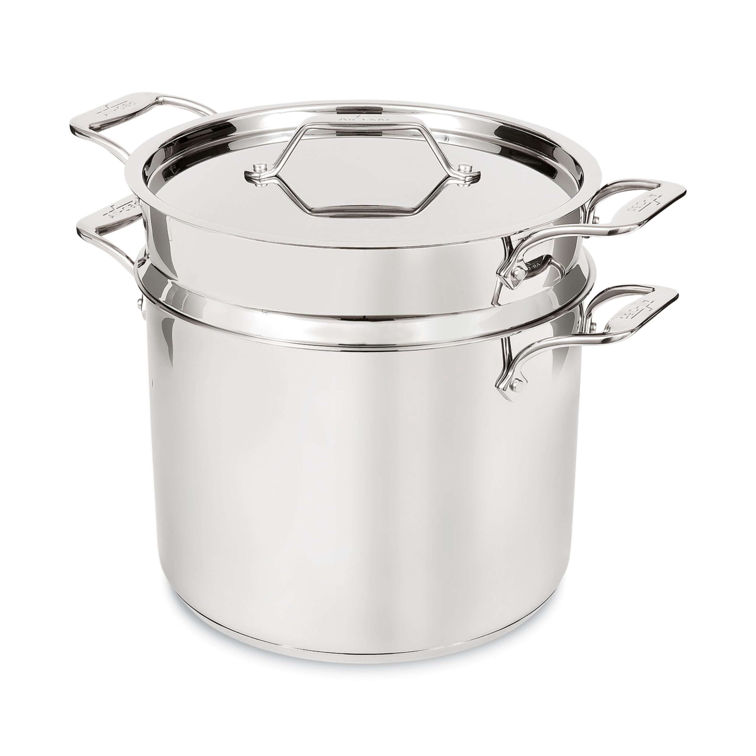 Foto 2 pulgar | Stockpot All-clad Simply Strain De Acero Inoxidable De 12 Litros Con Tapa - Venta Internacional.