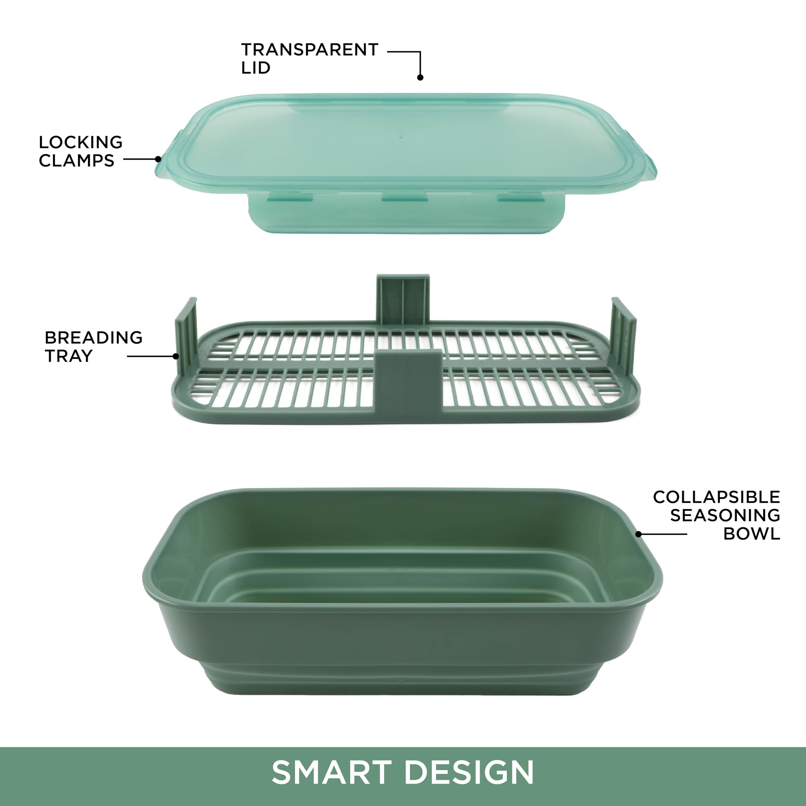 Foto 7 | Cuenco Para Rebozar Cook With Color, Plegable, Para Empanar - Venta Internacional.