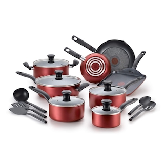 Foto 1 | Juego De Utensilios De Cocina T-fal Initiatives, Antiadherentes, 18 Piezas, Aptos Para Horno - Venta Internacional.