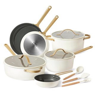Foto 1 | Juego De Utensilios De Cocina Carote Saudi Collection, 12 Unidades, Crema Antiadherente - Venta Internacional.