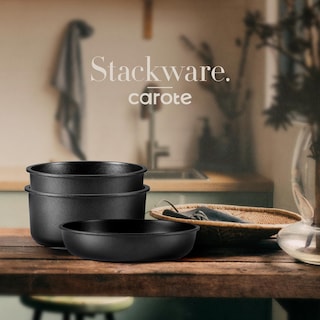 Foto 7 | Juego De Utensilios De Cocina Carote, 11 Unidades, Antiadherentes, De Inducción Con Mango, Color Negro - Venta Int