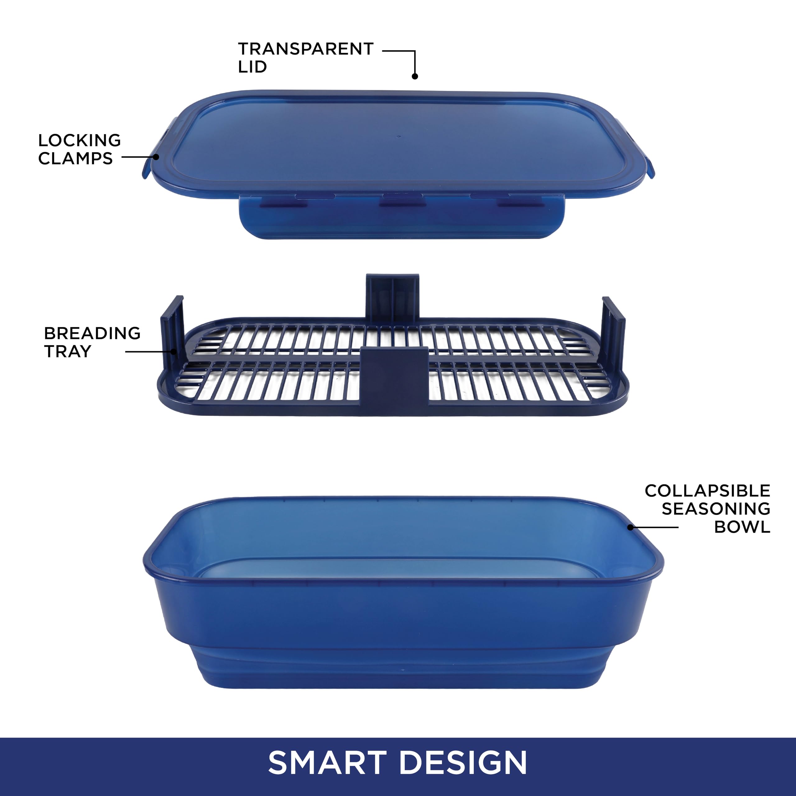 Foto 4 pulgar | Cuenco Para Rebozar Cook With Color, Plegable, Para Empanar - Venta Internacional.