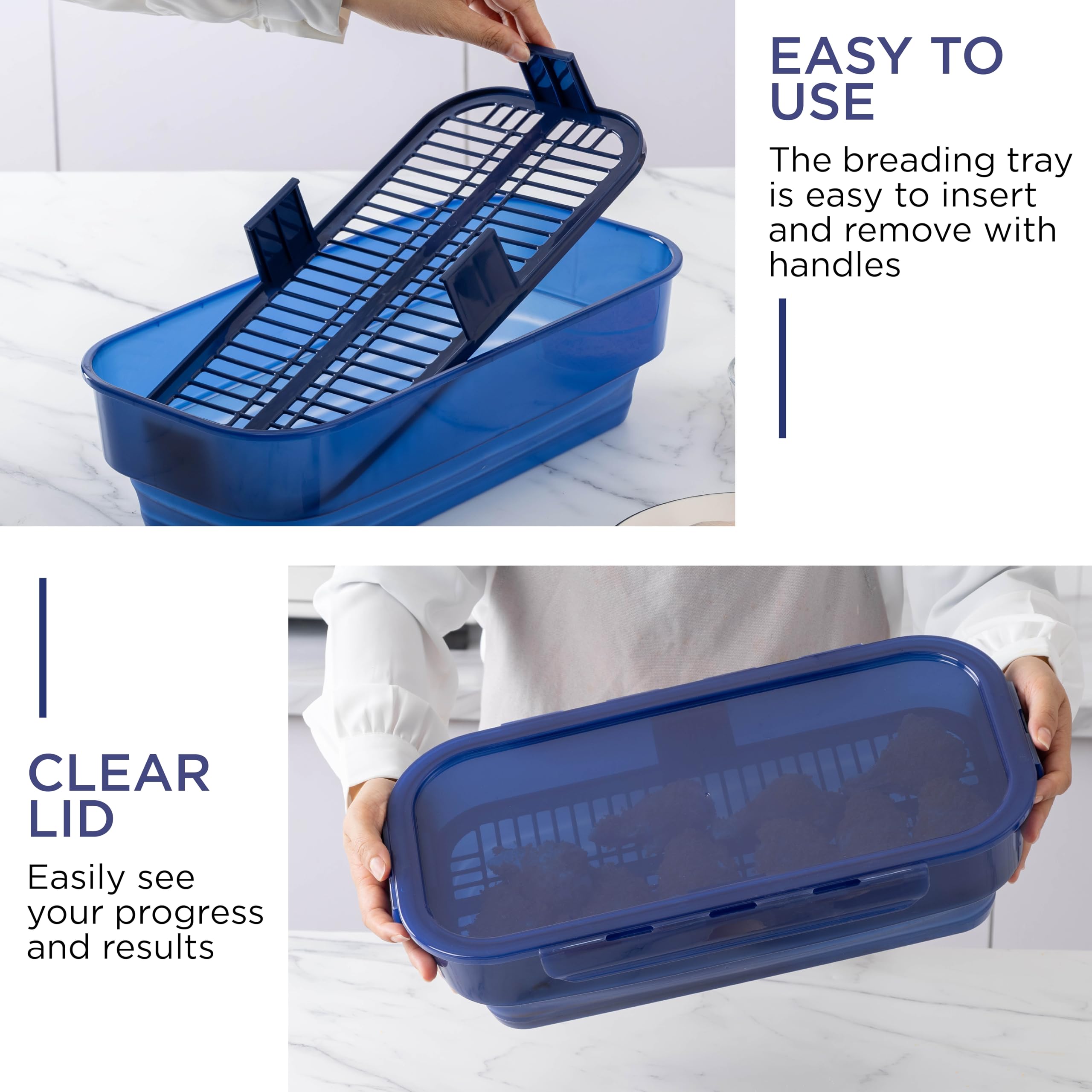 Foto 7 | Cuenco Para Rebozar Cook With Color, Plegable, Para Empanar - Venta Internacional.