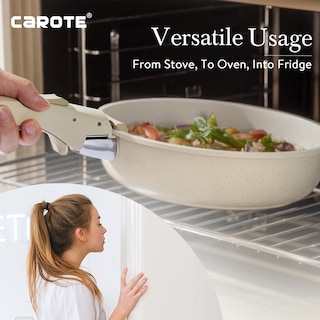 Foto 5 | Juego De Utensilios De Cocina Carote Antiadherentes Con Mango Extraíble, 5 Unidades, Color Blanco - Venta Internacional