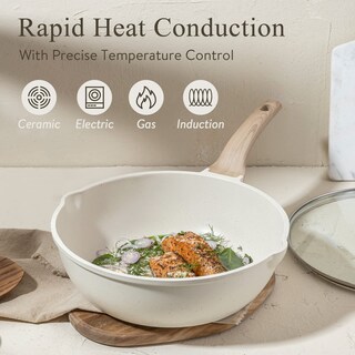 Foto 6 | Juego De Utensilios De Cocina Carote White Granite Induction 19 Piezas - Venta Internacional.