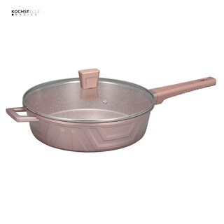 Foto 4 | Batería De Cocina Kochstelle Modern Basics 13 Pzas. Antiadherente Mármol Color Rosa