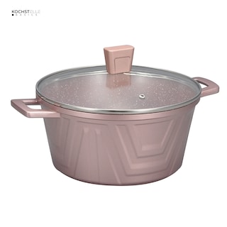 Foto 5 | Batería De Cocina Kochstelle Modern Basics 13 Pzas. Antiadherente Mármol Color Rosa