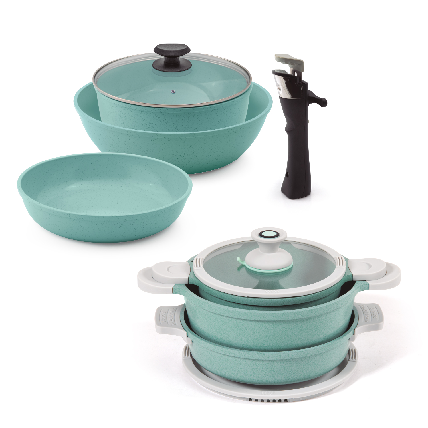 2 Pack Baterías De Cocina Jade Cook Antiadherente