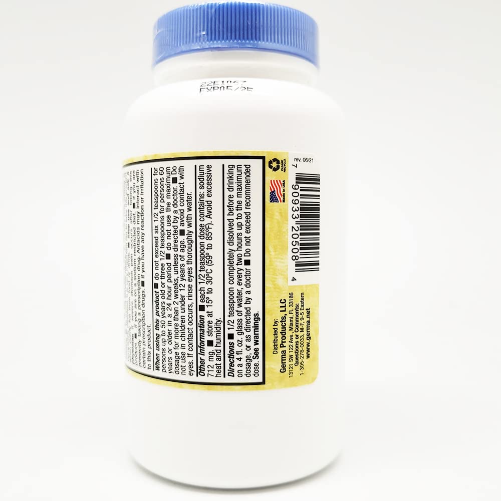 Foto 3 pulgar | Antiacid Germa Bicarbonato De Sodio, 240 Ml, Para Aliviar La Acidez Estomacal - Venta Internacional.