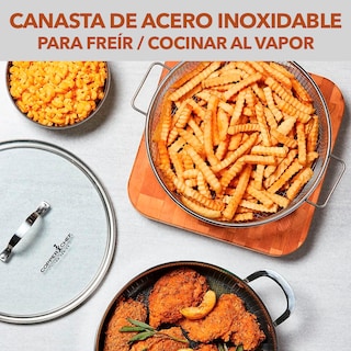 Foto 7 | Sartenes de Acero Inoxidable Copper Chef Titan Tri-Ply Set de 6 Piezas
