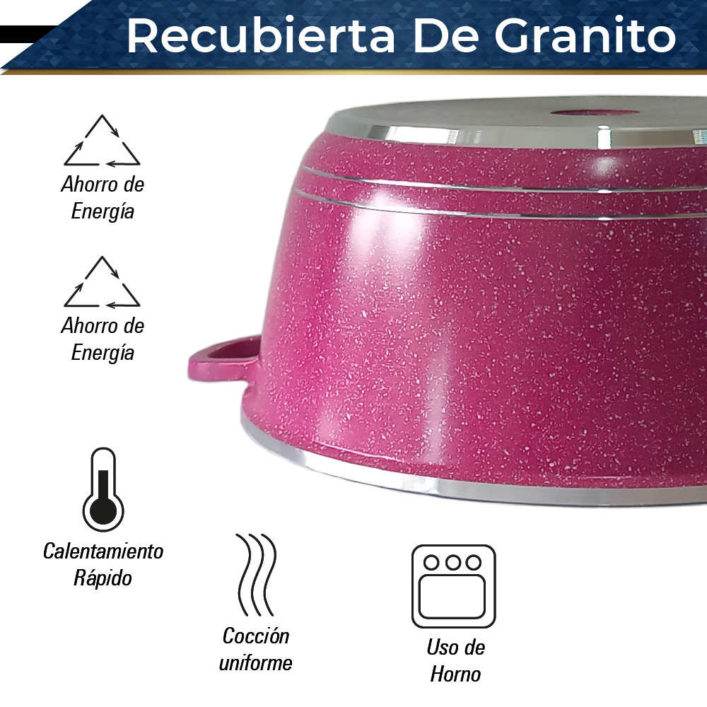 Foto 7 pulgar | Olla Cacerola Cocina Rd Royal Cook Imperialxl 32, 36 Y 40 Cm