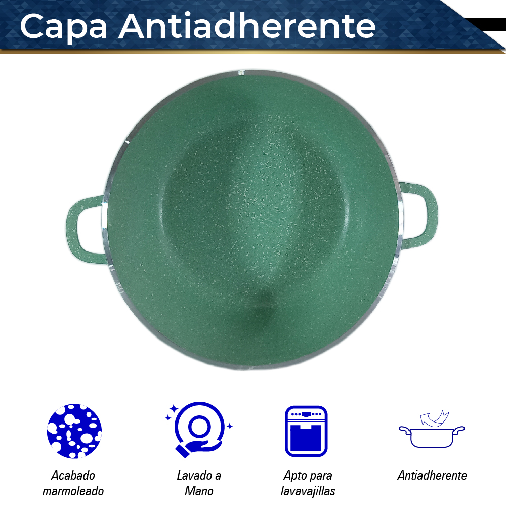 Foto 8 pulgar | Olla Cacerola Cocina Rd Royal Cook Imperialxl 32, 36 Y 40 Cm