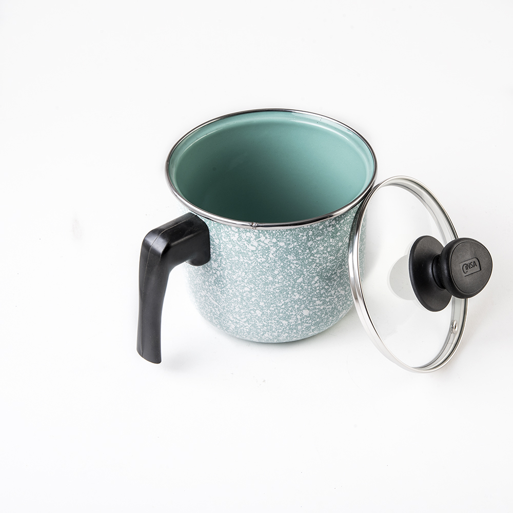 Foto 6 pulgar | Batería De Cocina Cinsa Granito Jade 12 Piezas Menta