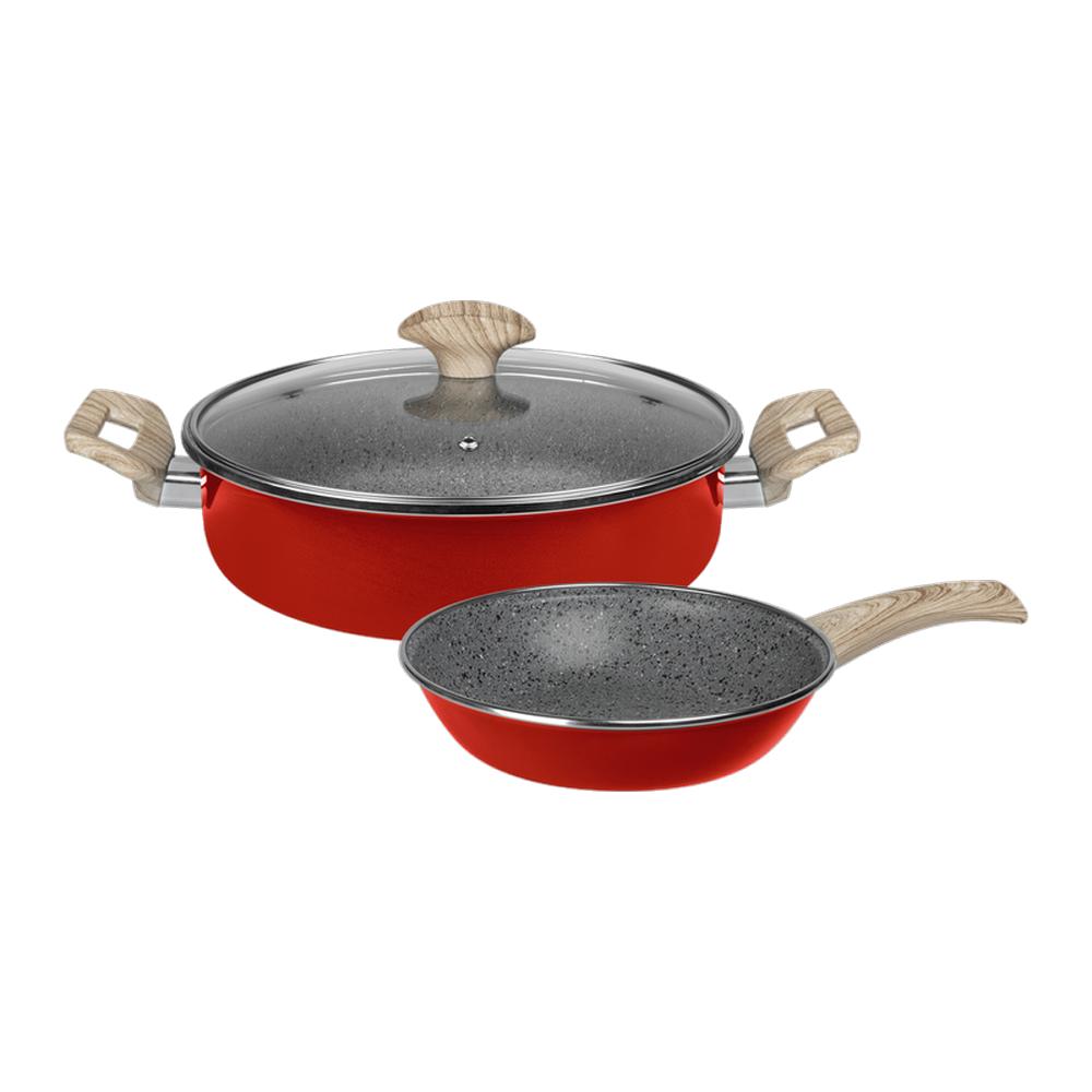 Juego De Cocina Vasconia Prime 3 Piezas De Vitroacero