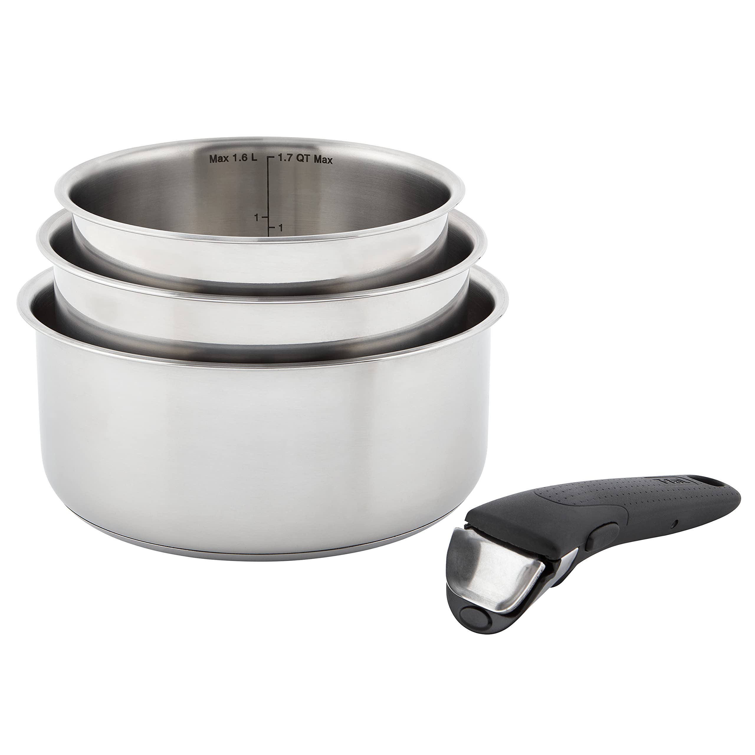 Foto 2 pulgar | Juego de Utensilios de Cocina T-Fal Ingenio Expertise de Acero Inoxidable 4 Piezas - Venta Internacional