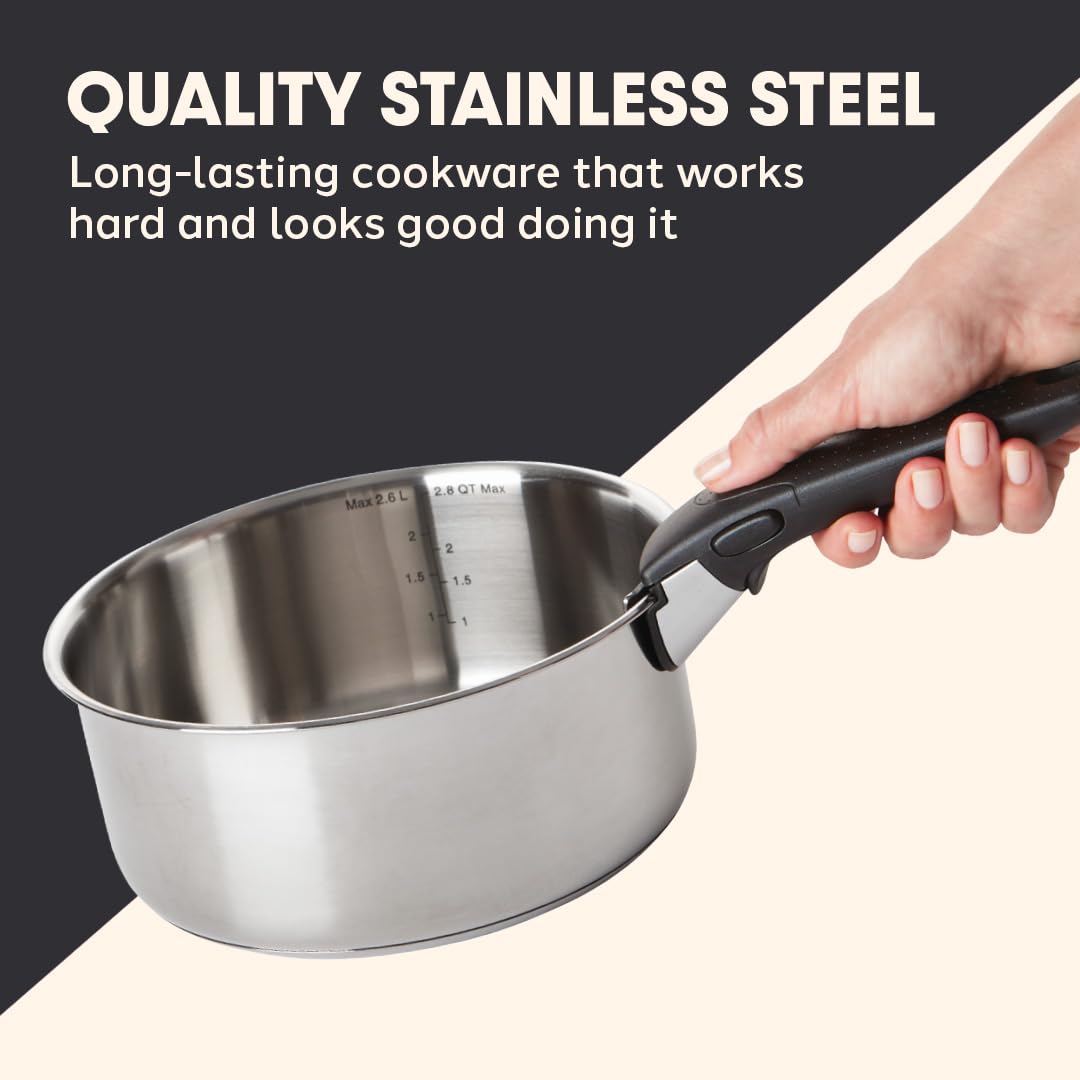 Foto 6 pulgar | Juego de Utensilios de Cocina T-Fal Ingenio Expertise de Acero Inoxidable 4 Piezas - Venta Internacional