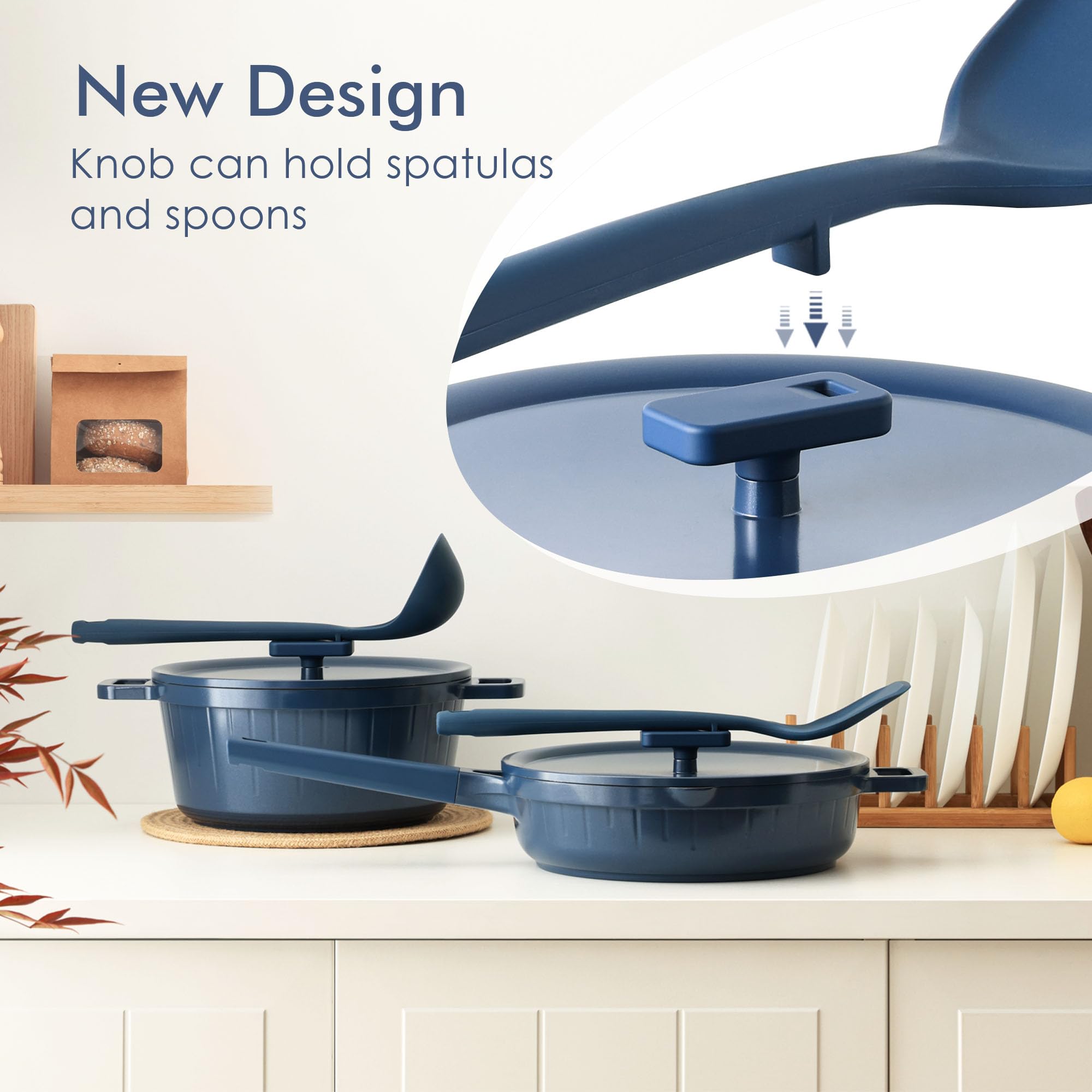 Foto 7 | Set De Utensilios De Cocina Sensarte Ceramic Pro Series 14 Piezas De Inducción - Venta Internacional.