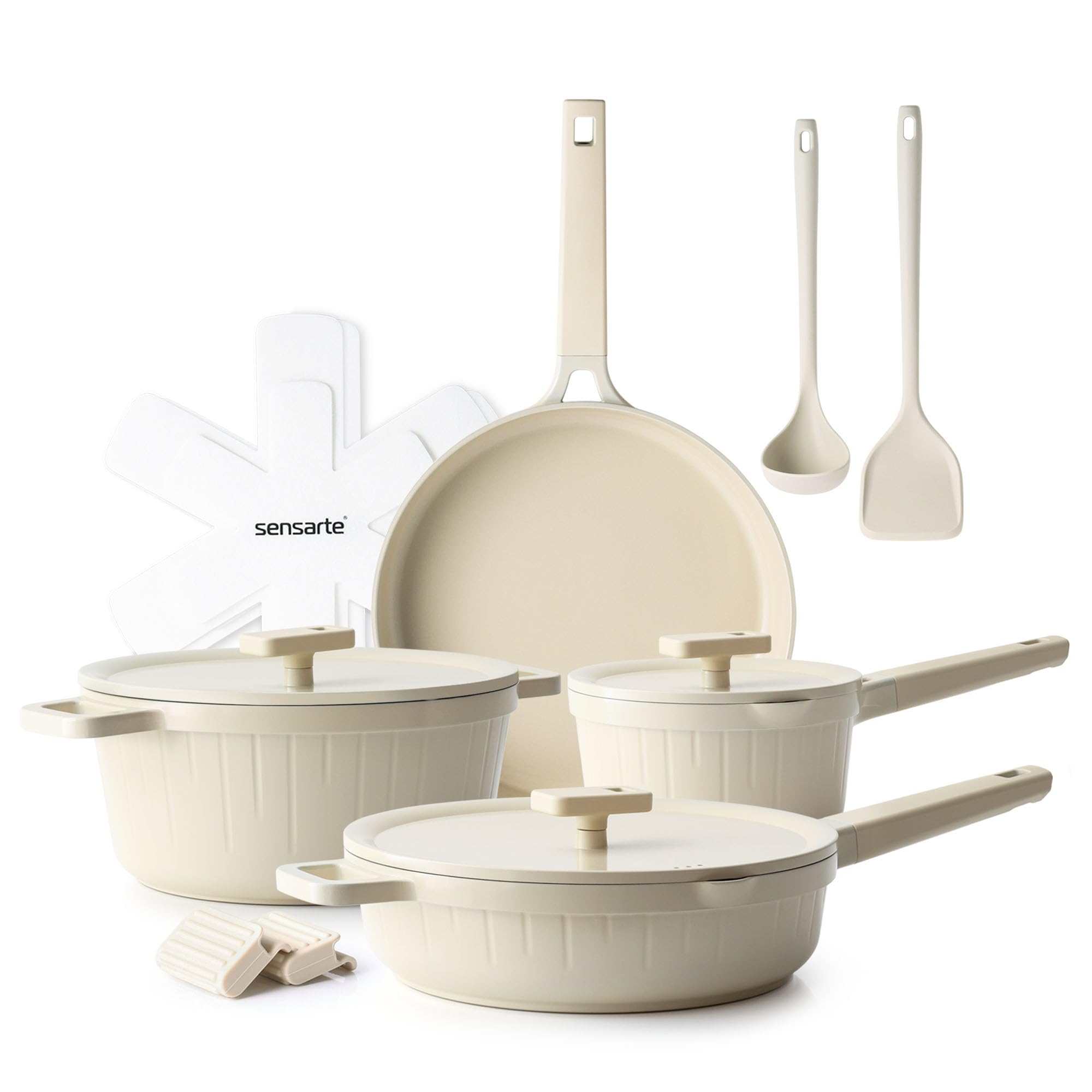 Foto 2 pulgar | Set De Utensilios De Cocina Sensarte Ceramic Pro Series 14 Piezas De Inducción - Venta Internacional.