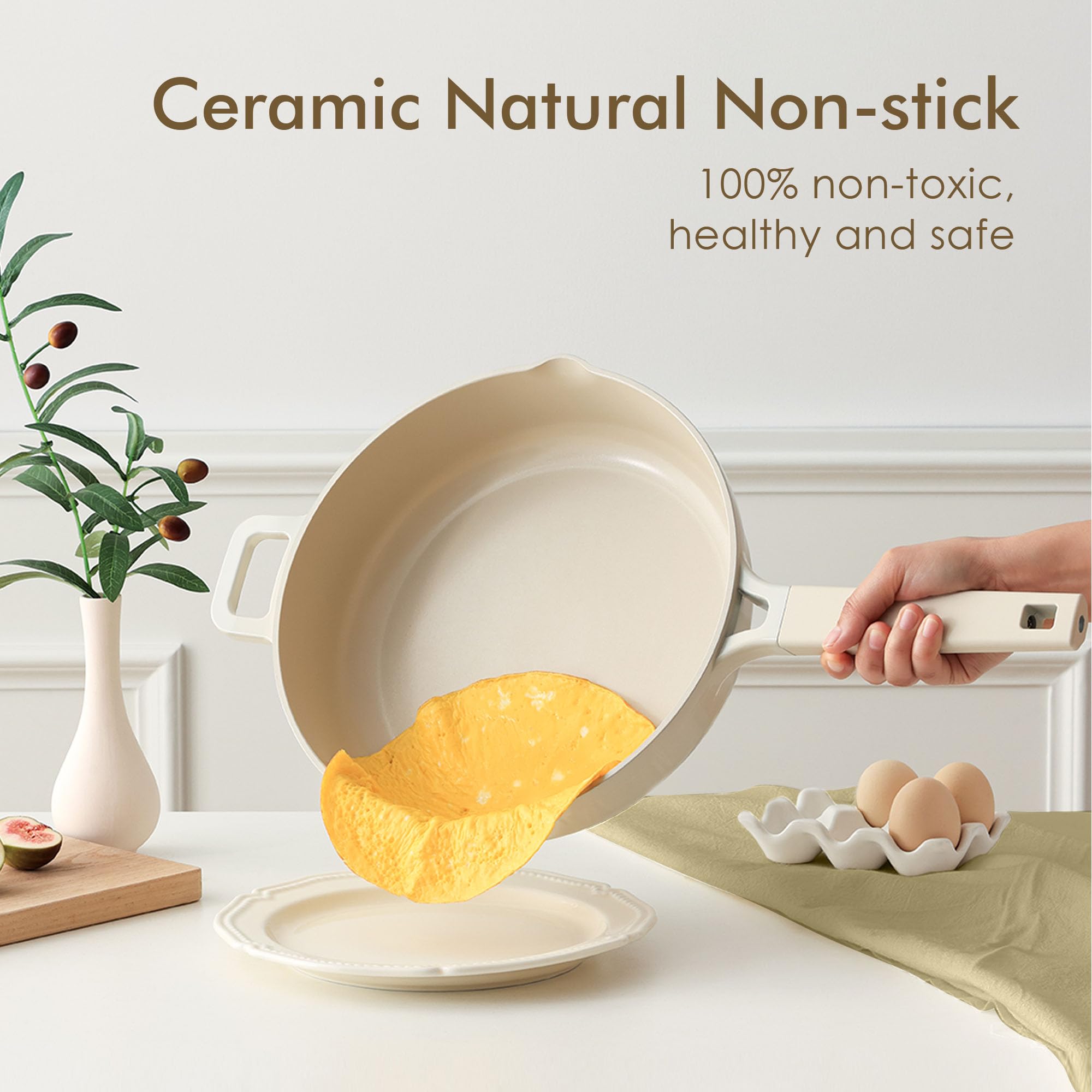 Foto 2 | Set De Utensilios De Cocina Sensarte Ceramic Pro Series 14 Piezas De Inducción - Venta Internacional.
