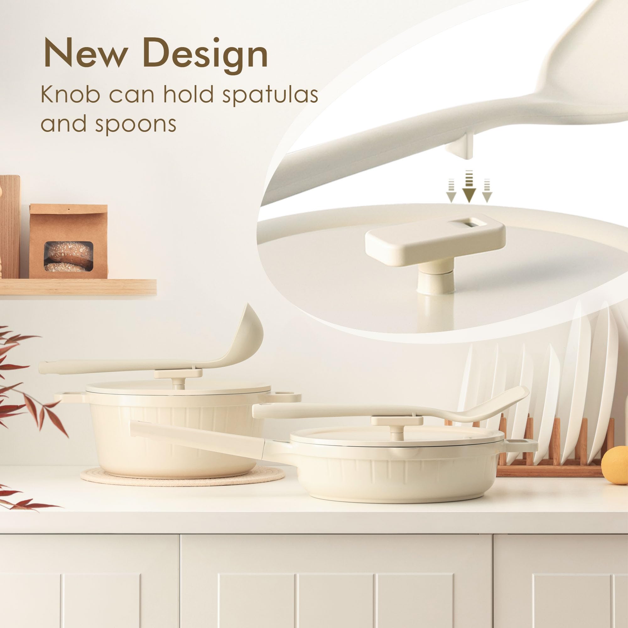 Foto 7 pulgar | Set De Utensilios De Cocina Sensarte Ceramic Pro Series 14 Piezas De Inducción - Venta Internacional.