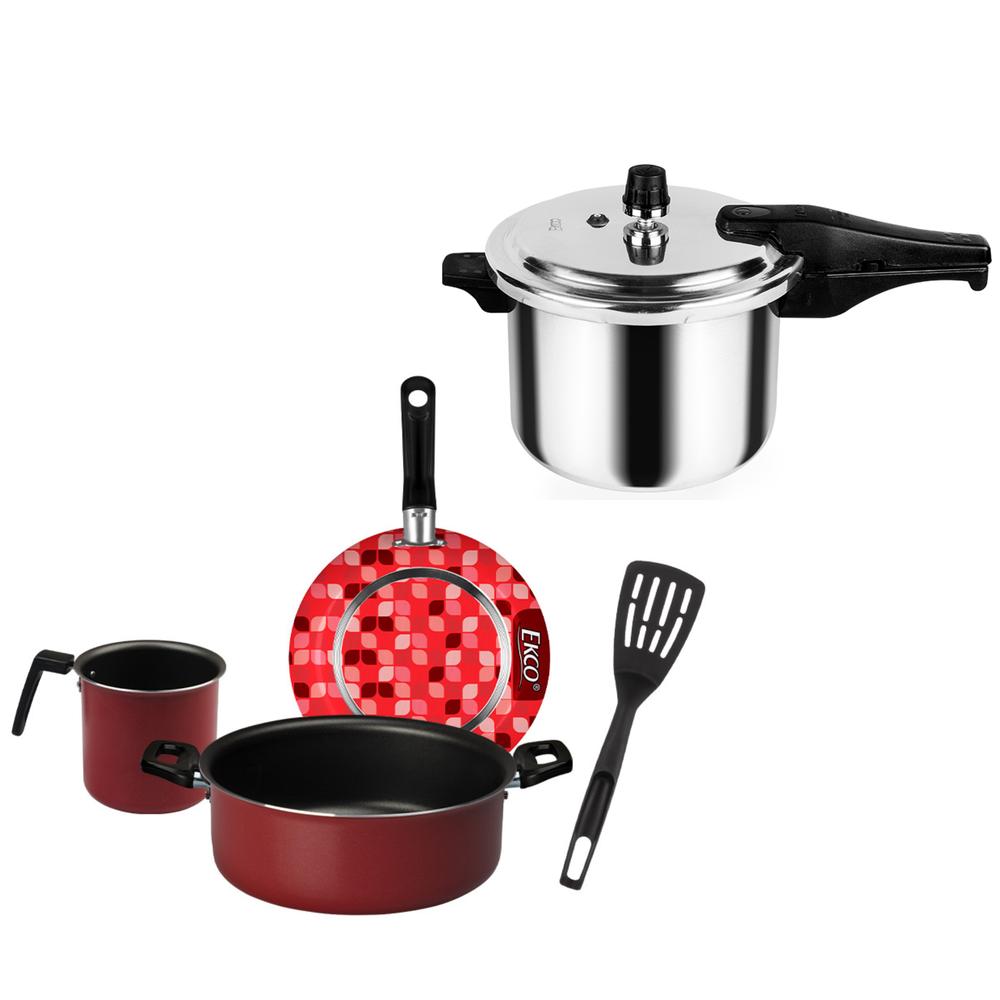 Olla Express 6 L Y Batería Ekco 5 Piezas