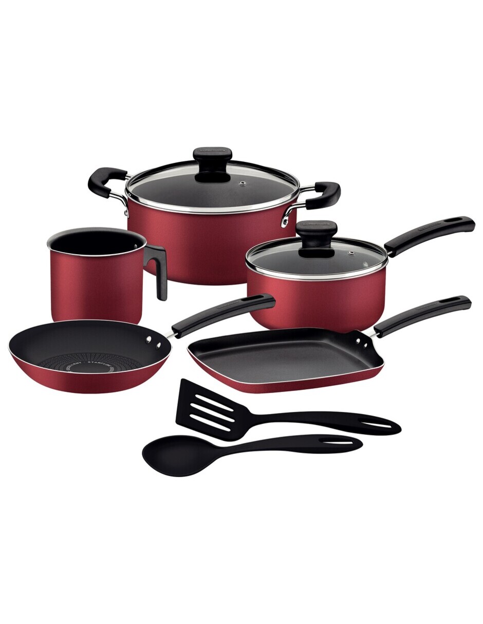 Foto 1 | Batería de Cocina Tramontina Paris Plus 9 Piezas