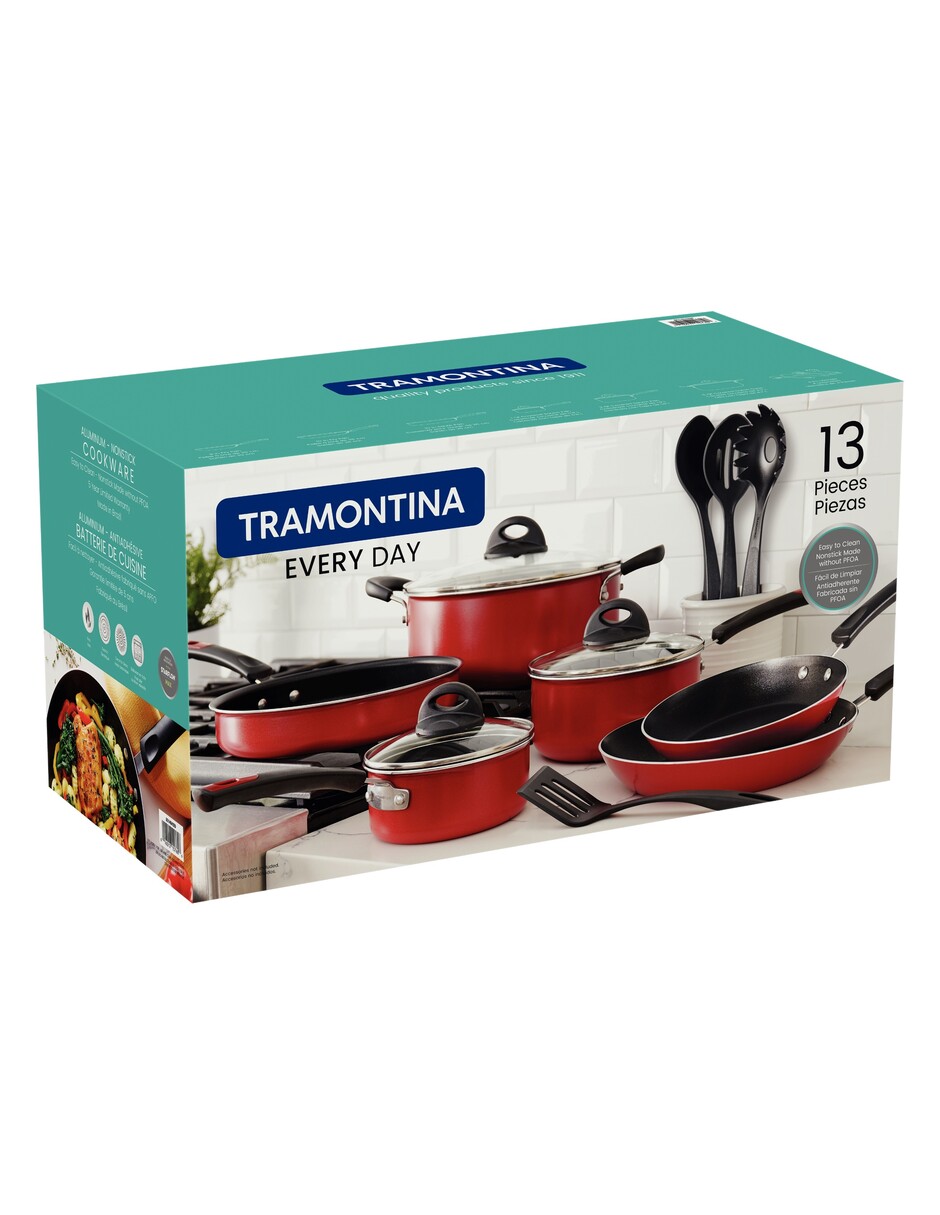 Foto 7 pulgar | Batería de Cocina Tramontina Everyday 13 Piezas