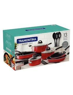 Foto 6 | Batería de Cocina Tramontina Everyday 13 Piezas