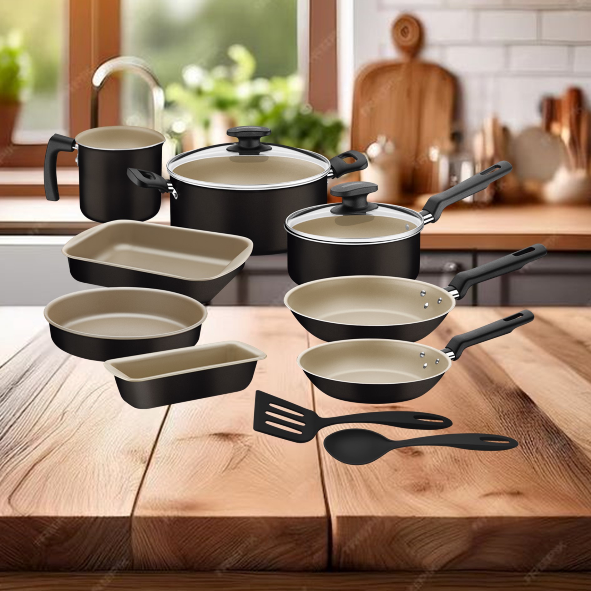 Foto 4 pulgar | Batería de Cocina con Antiadherente Tramontina Loreto 12 Piezas