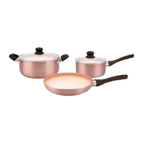 Set de Ollas Antiadherente Cerámico Hudson 5 Piezas