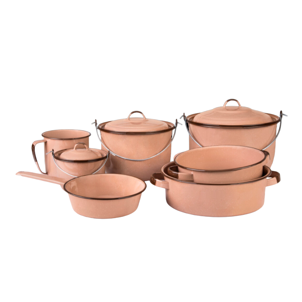 Foto 1 | Batería De Cocina Cinsa Rosalinda De Peltre Ligero 10 Piezas