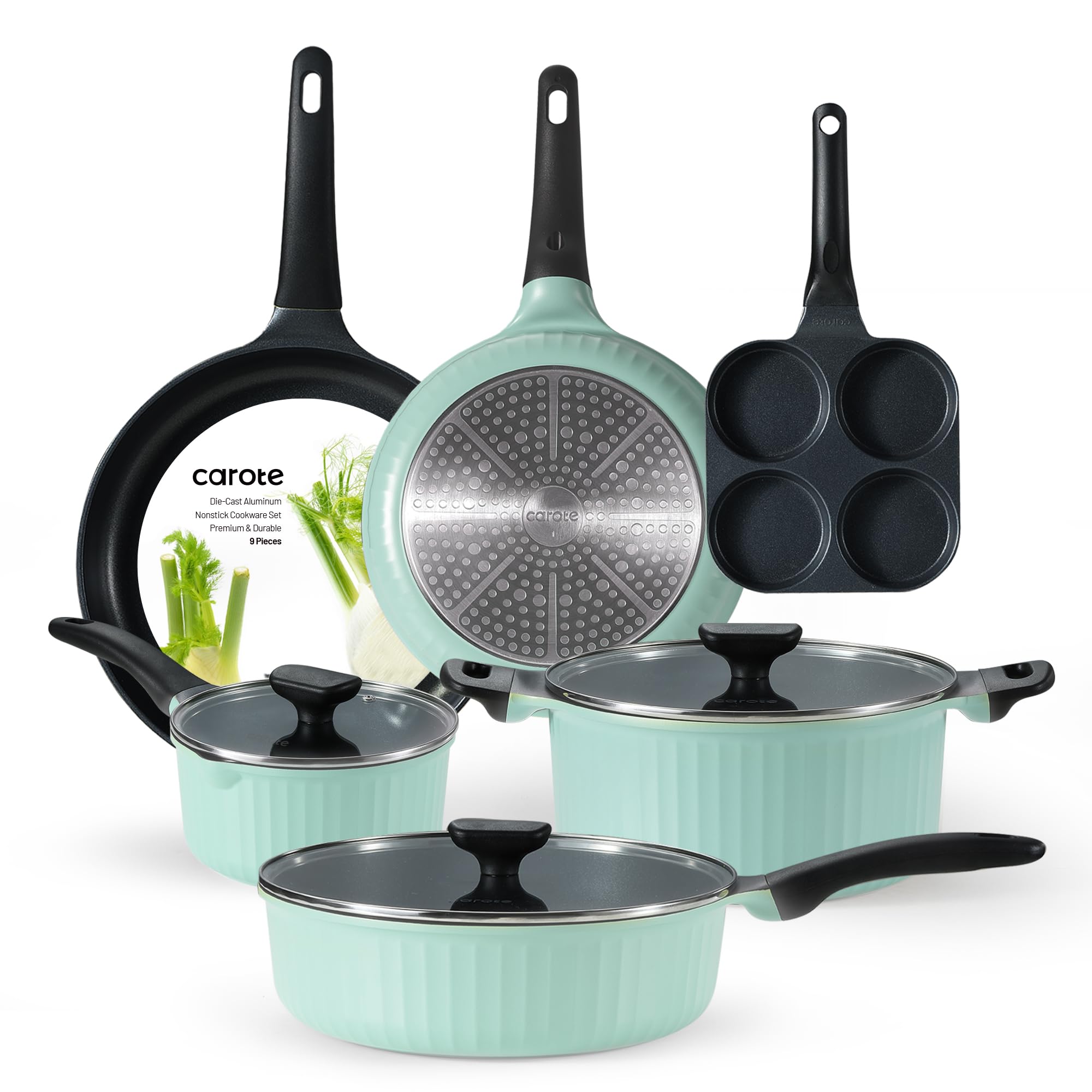 Foto 2 pulgar | Juego De Utensilios De Cocina Carote Para Ollas Y Sartenes Antiadherentes De Inducción - Venta Internacional.