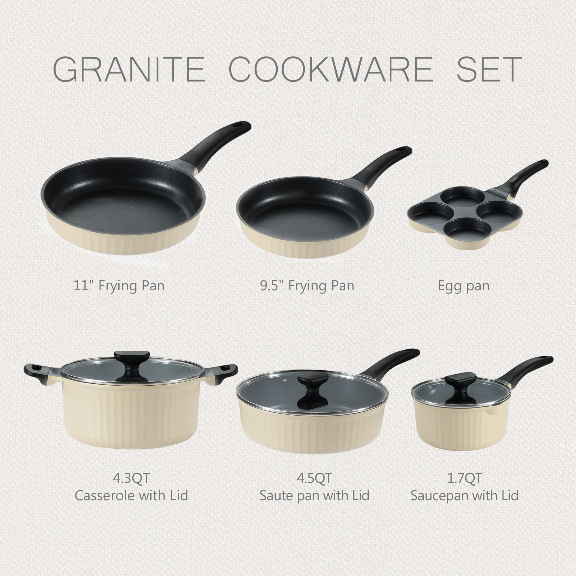 Foto 3 pulgar | Juego De Utensilios De Cocina Carote Para Ollas Y Sartenes Antiadherentes De Inducción - Venta Internacional.