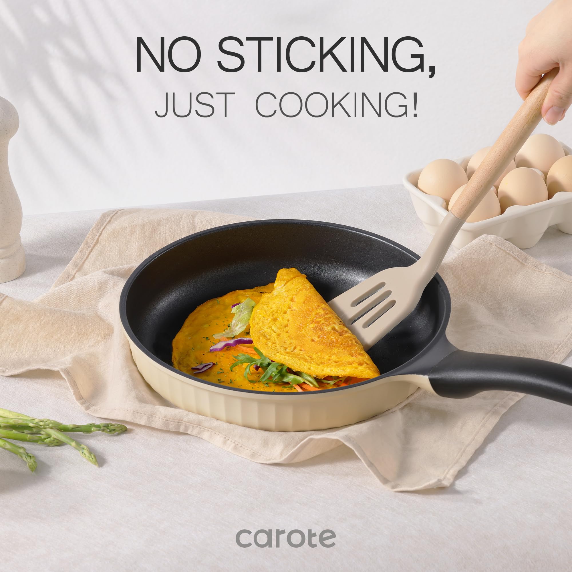 Foto 3 | Juego De Utensilios De Cocina Carote Para Ollas Y Sartenes Antiadherentes De Inducción - Venta Internacional.