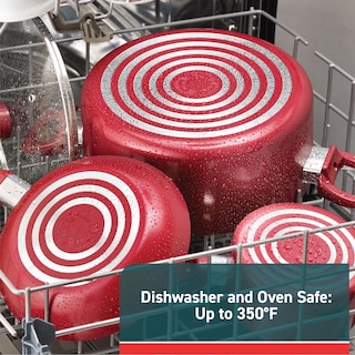 Foto 6 | Juego De Utensilios De Cocina T-fal Essence, Antiadherente, 20 Piezas, Rojo - Venta Internacional.