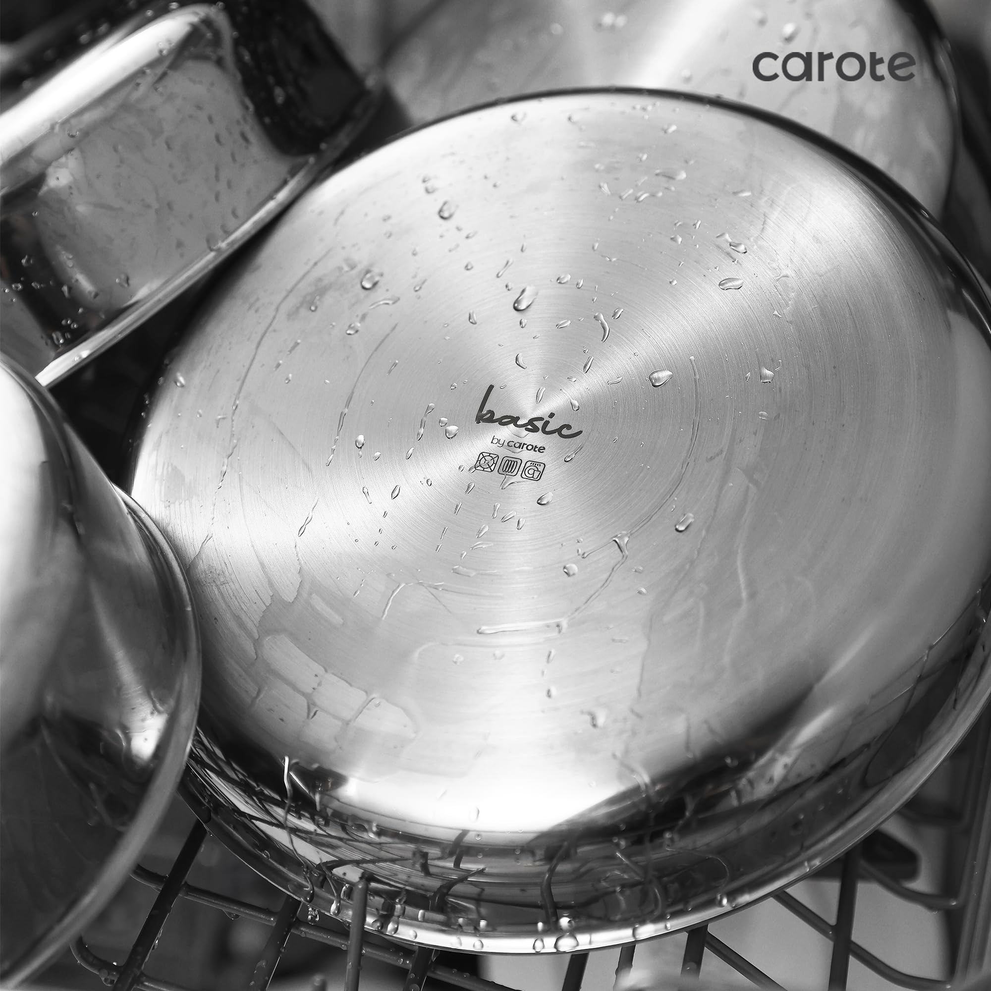 Foto 6 pulgar | Juego De Utensilios De Cocina Carote De Acero Inoxidable, 14 Piezas, Negro De Inducción - Venta Internacional.