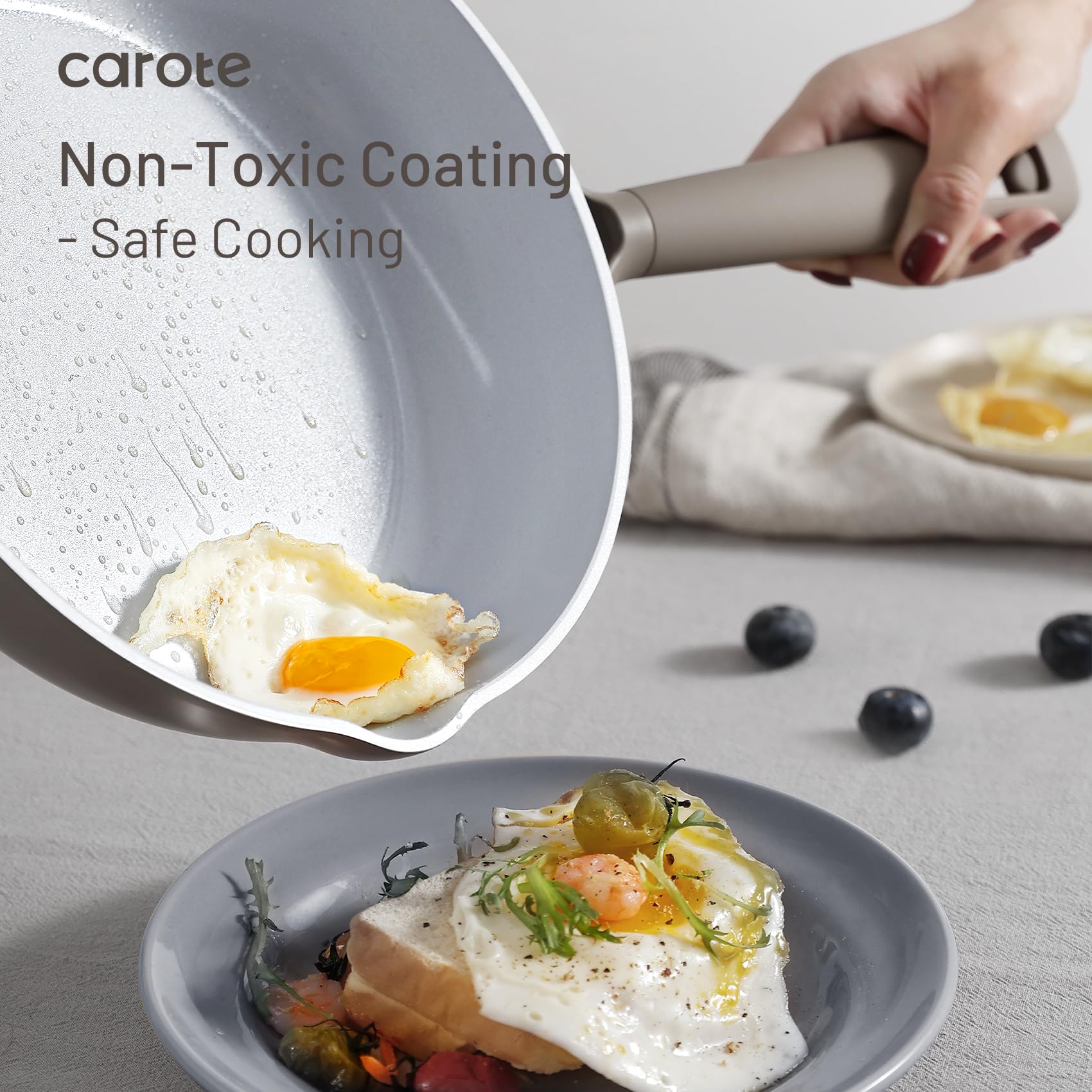Foto 3 | Batería de Cocina Carote Ceramic 12 Piezas Antiadherentes - Venta Internacional