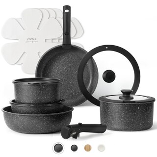 Foto 1 | Juego de Utensilios Carote Antiadherentes 15 Piezas con Mango Desmontable - Venta Internacional