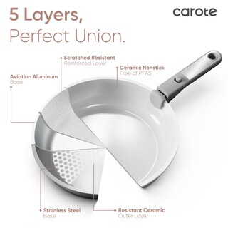 Foto 3 | Juego de Utensilios de Cocina Carote Ceramic Antiadherente 25 Piezas Gris Oscuro - Venta Internacional