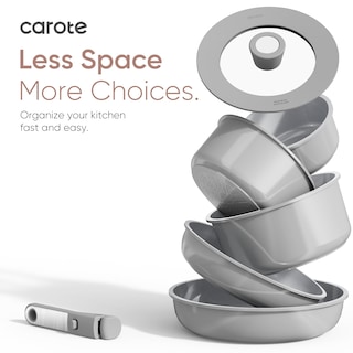 Foto 7 | Juego de Utensilios de Cocina Carote Ceramic Antiadherente 25 Piezas Gris Oscuro - Venta Internacional