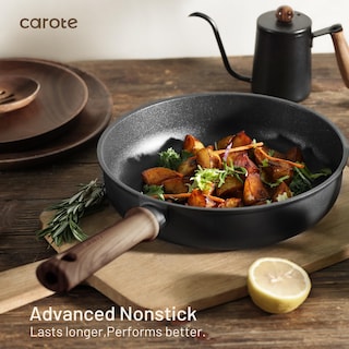 Foto 6 | Juego de Cocina Carote Antiadherente Titanio 14 Piezas Negro - Venta Internacional
