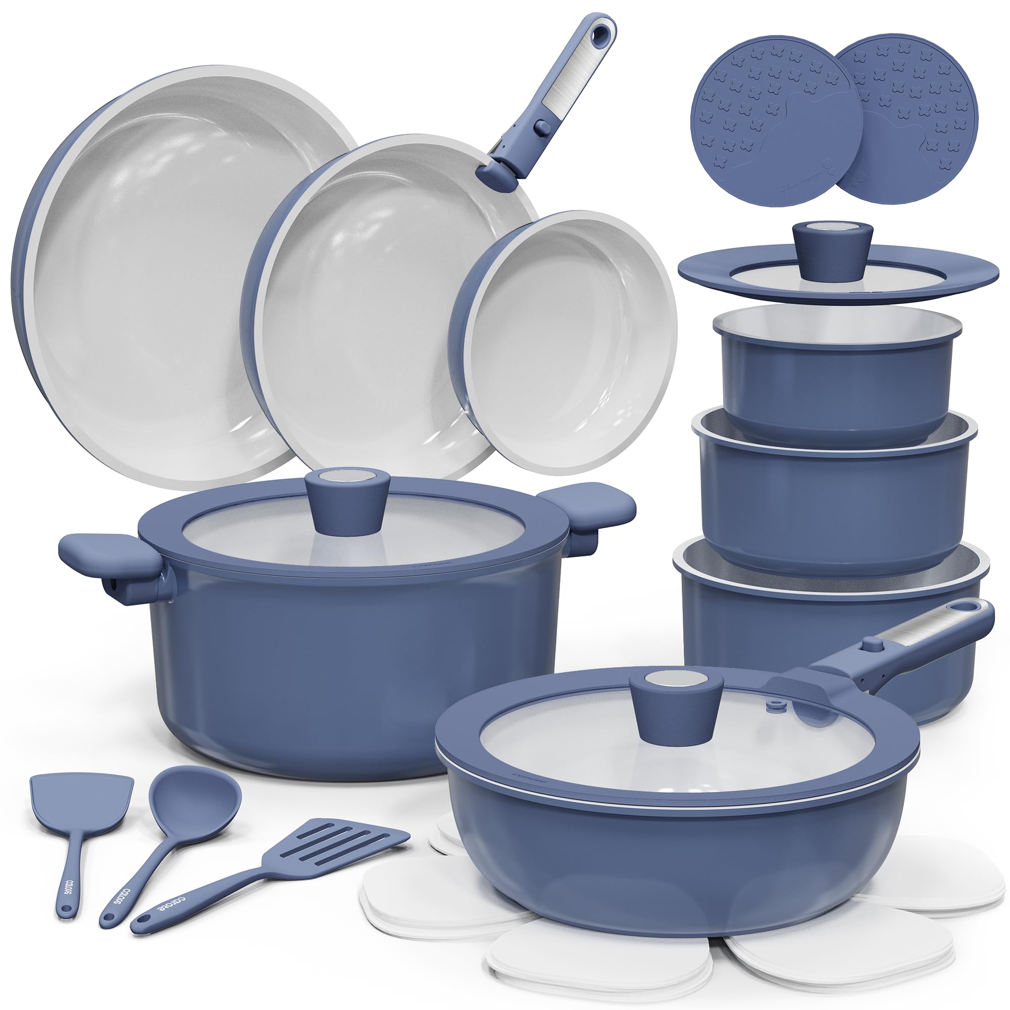 Foto 2 pulgar | Juego de Utensilios de Cocina Carote Ceramic Antiadherente 25 Piezas - Venta Internacional