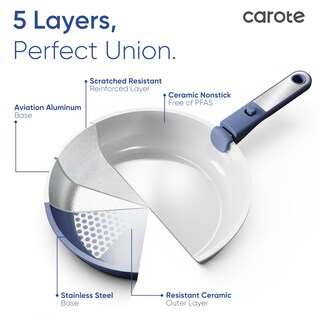 Foto 3 | Juego de Utensilios de Cocina Carote Ceramic Antiadherente 25 Piezas - Venta Internacional