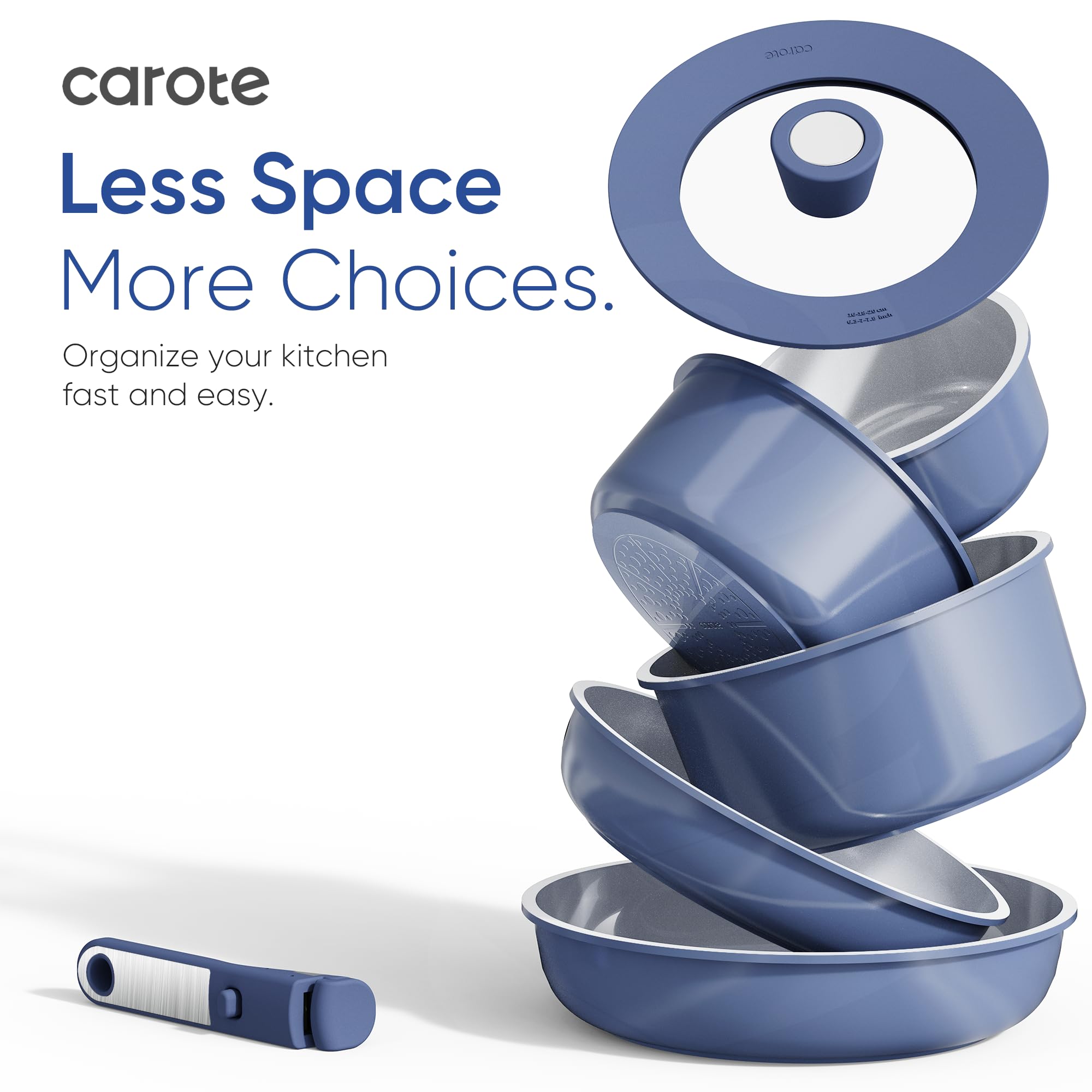 Foto 5 | Juego de Utensilios de Cocina Carote Ceramic Antiadherente 25 Piezas - Venta Internacional
