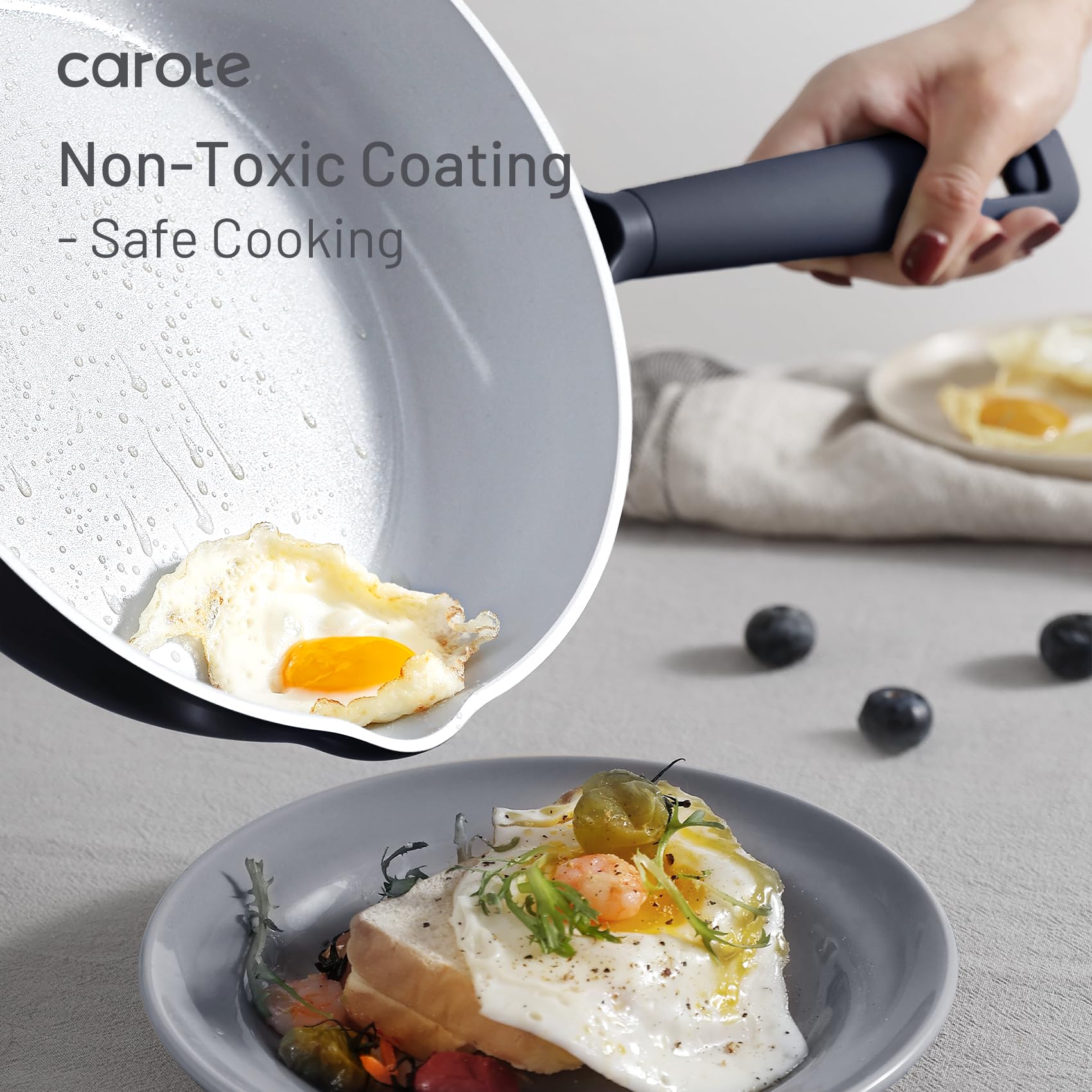 Foto 4 pulgar | Batería de Cocina Carote Ceramic 12 Piezas Antiadherentes para Inducción - Venta Internacional