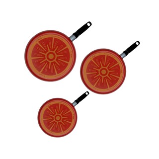 Foto 2 | Juego De Sartenes T-fal 20/24/26 Cm Vital Mod.0249000 Rojo